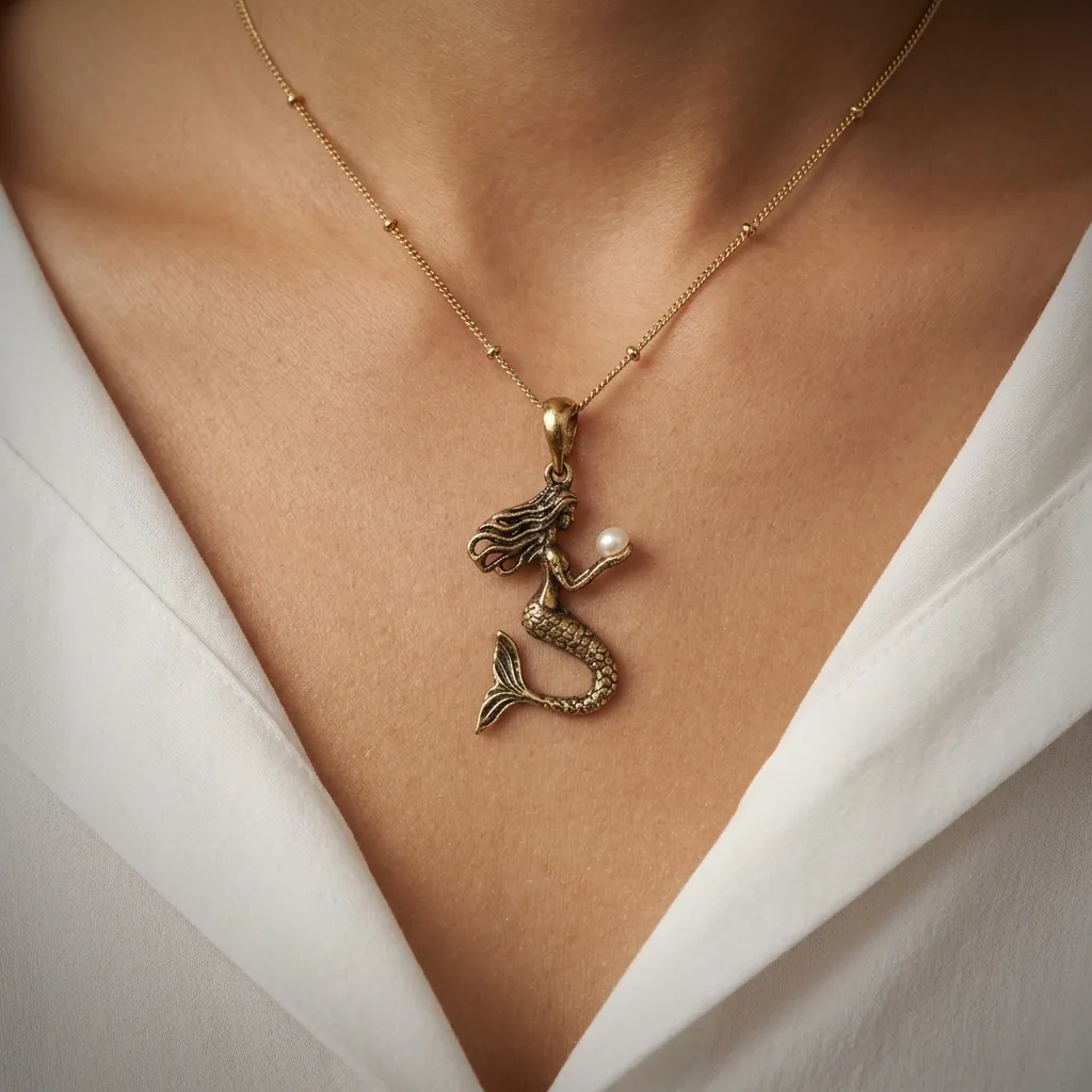 Mermaid Pearl worn