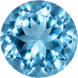 specialty heart-cut Swiss blue topaz